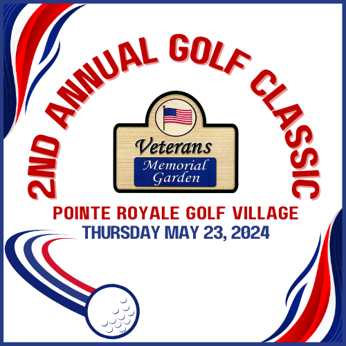 Logo of the 2nd Annual Golf Classic sponsored by Veterans Memorial Garden, Branson, MO